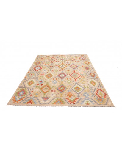 Tappeto Kilim Afghanistan marrone 171x242
