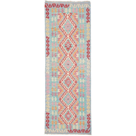 Tappeto Kilim Afghanistan beige rosso 80x234