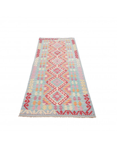 Tappeto Kilim Afghanistan beige rosso 80x234