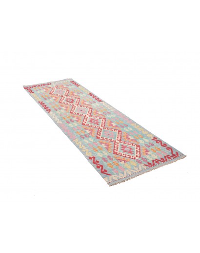 Tappeto Kilim Afghanistan beige rosso 80x234