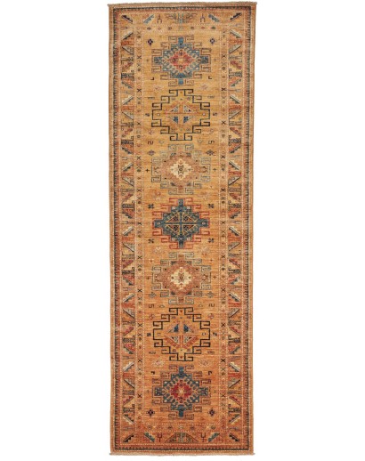 Tappeto Kazak Fine Pakistan arancione 79x252