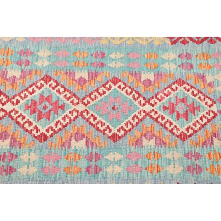 Tappeto Kilim Afghanistan beige rosso 80x234