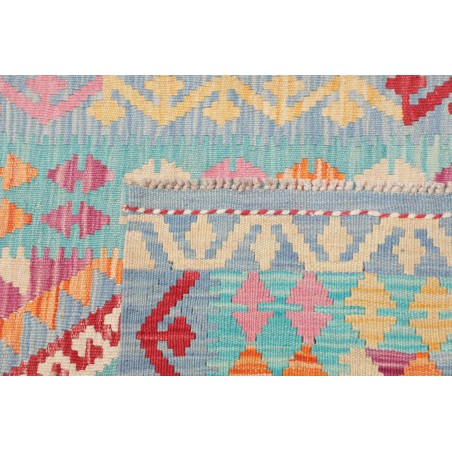 Tappeto Kilim Afghanistan beige rosso 80x234