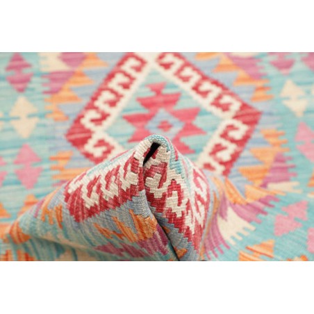 Tappeto Kilim Afghanistan beige rosso 80x234