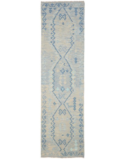 Tappeto Kilim Afghanistan beige grigio 88x312