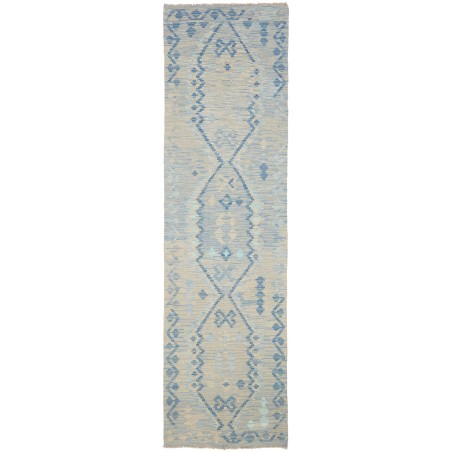 Tappeto Kilim Afghanistan beige grigio 88x312