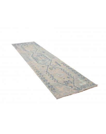 Tappeto Kilim Afghanistan beige grigio 88x312