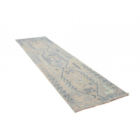 Tappeto Kilim Afghanistan beige grigio 88x312