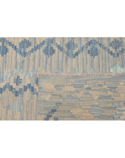 Tappeto Kilim Afghanistan beige grigio 88x312