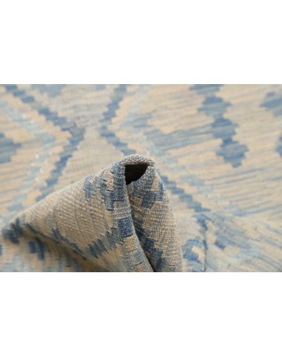 Tappeto Kilim Afghanistan beige grigio 88x312