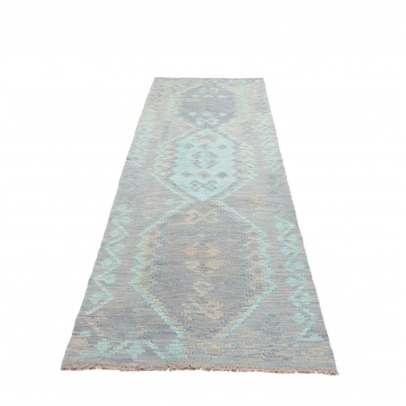 Tappeto Kilim Afghanistan beige bianco 88x298