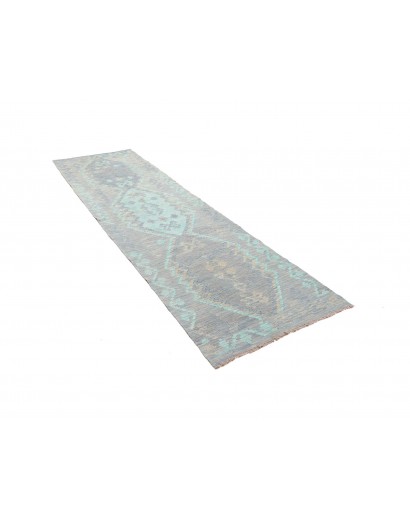 Tappeto Kilim Afghanistan beige bianco 88x298