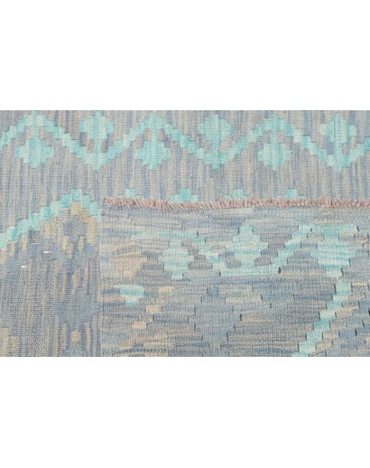 Tappeto Kilim Afghanistan beige bianco 88x298