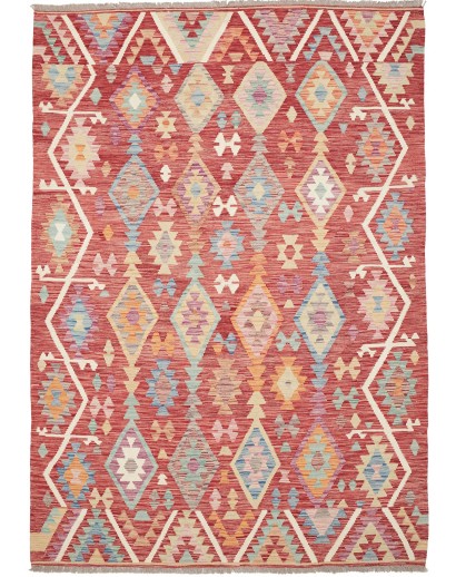 Tappeto Kilim Afghanistan marrone 175x248