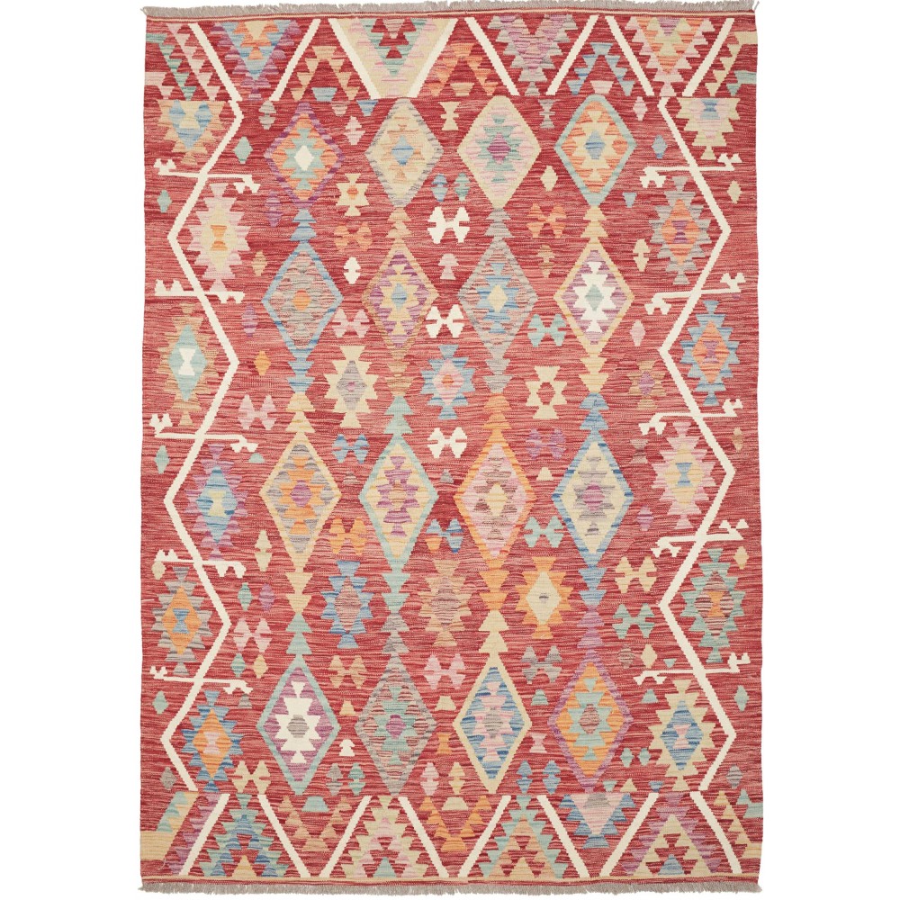 Tappeto Kilim Afghanistan marrone 175x248