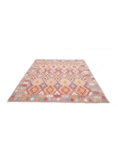 Tappeto Kilim Afghanistan marrone beige 169x248