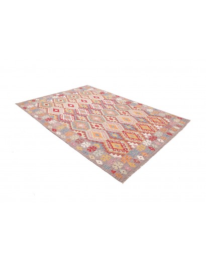 Tappeto Kilim Afghanistan marrone beige 169x248