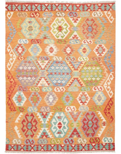 Tappeto Kilim Afghanistan marrone 178x242