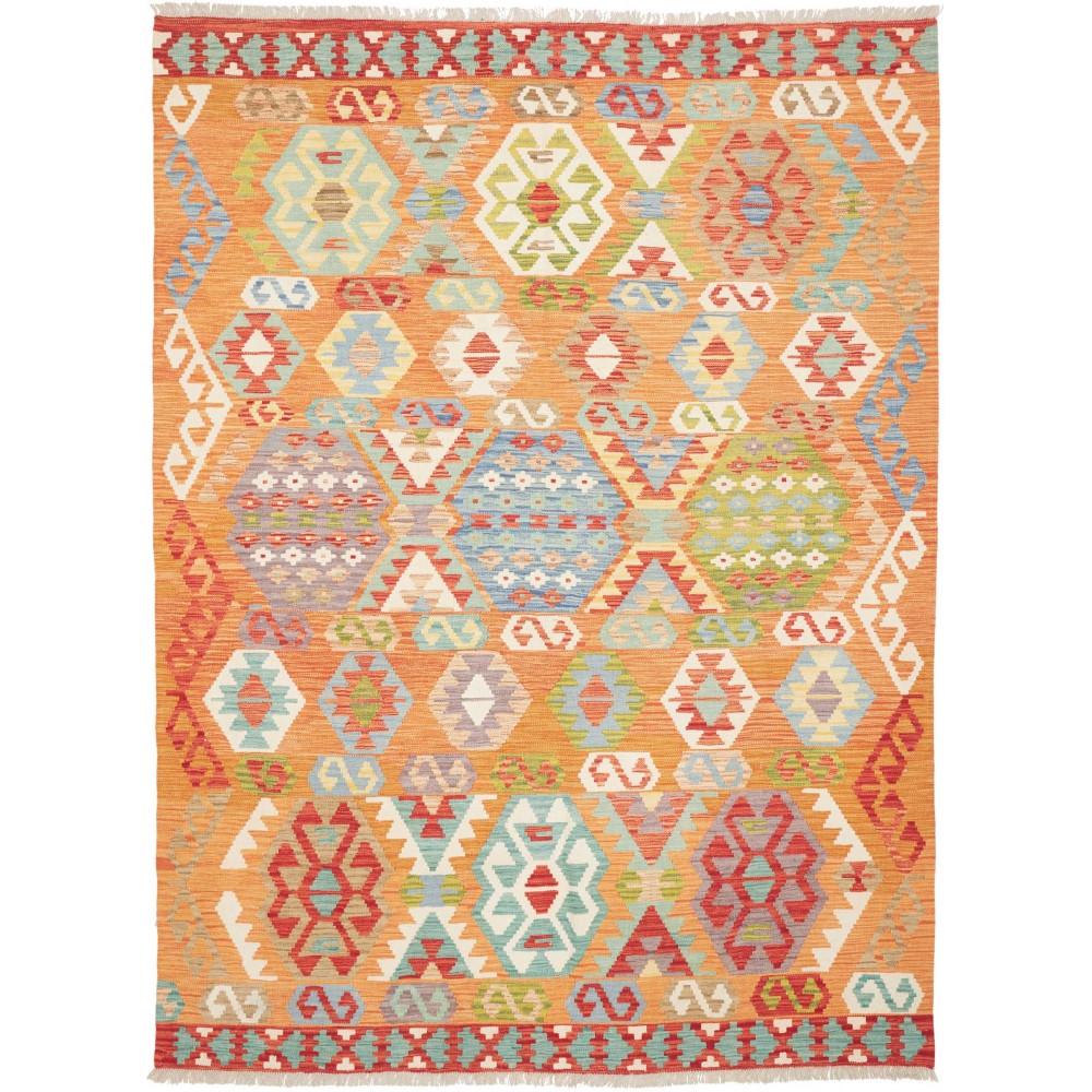 Tappeto Kilim Afghanistan marrone 178x242