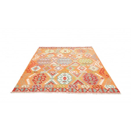 Tappeto Kilim Afghanistan marrone 178x242