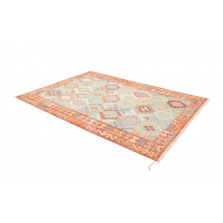 Tappeto Kilim Afghanistan beige rosso 176x248