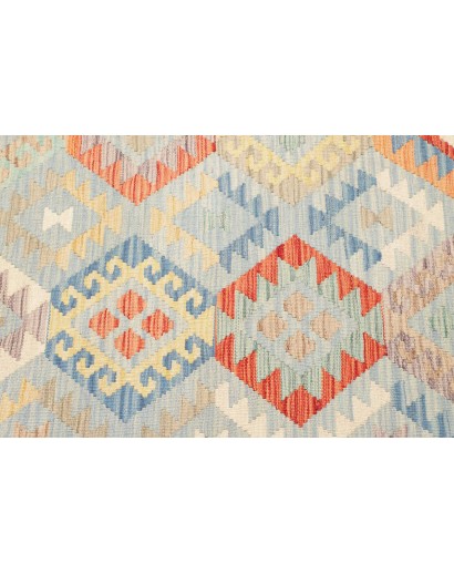 Tappeto Kilim Afghanistan beige rosso 176x248