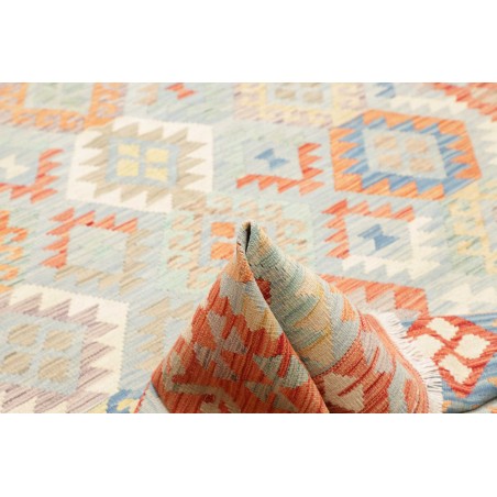 Tappeto Kilim Afghanistan beige rosso 176x248