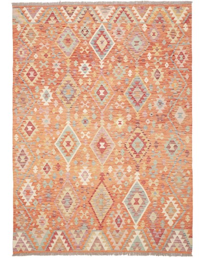 Tappeto Kilim Afghanistan marrone 175x249