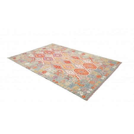 Tappeto Kilim Afghanistan beige rosso 180x250