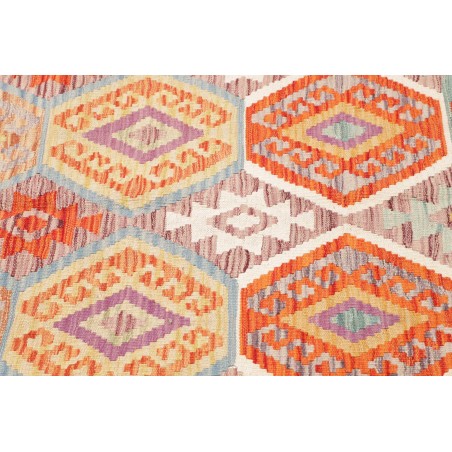 Tappeto Kilim Afghanistan beige rosso 180x250