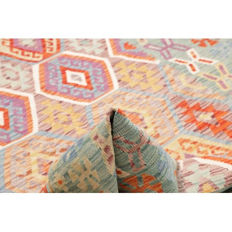 Tappeto Kilim Afghanistan beige rosso 180x250
