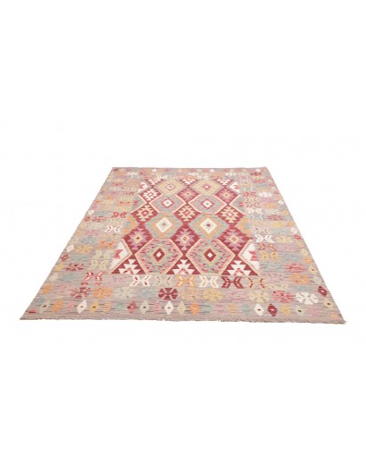 Tappeto Kilim Afghanistan beige marrone 182x250