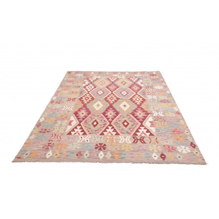 Tappeto Kilim Afghanistan beige marrone 182x250
