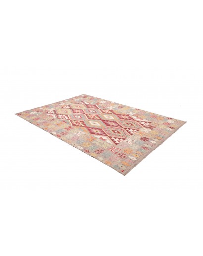 Tappeto Kilim Afghanistan beige marrone 182x250