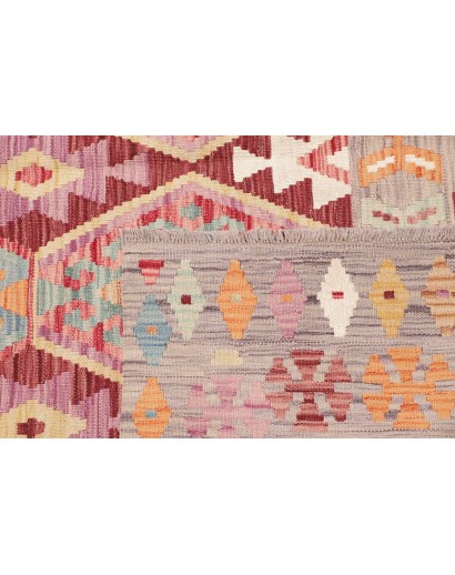 Tappeto Kilim Afghanistan beige marrone 182x250