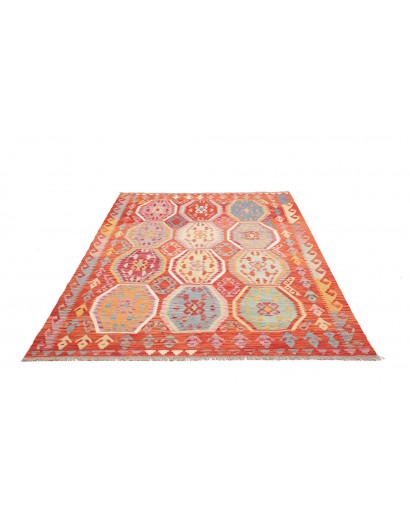 Tappeto Kilim Afghanistan marrone 184x258