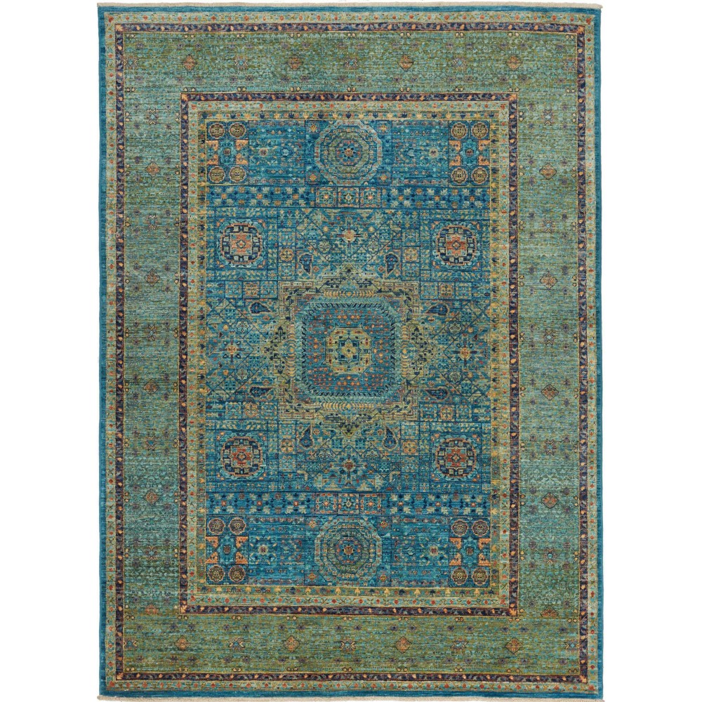 Tappeto Mamlouk Pakistan azzurro 149x206 Tappeto Mamlouk Pakistan azzurro 149x206