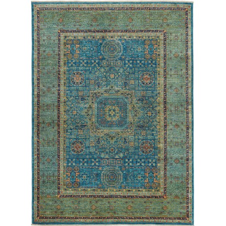 Tappeto Mamlouk Pakistan azzurro 149x206