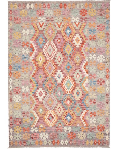 Tappeto Kilim Afghanistan marrone 174x241
