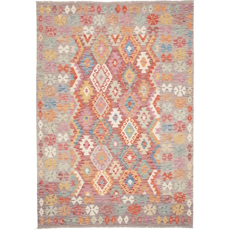 Tappeto Kilim Afghanistan marrone 174x241