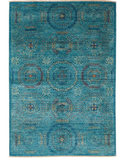 Tappeto Mamlouk Pakistan verde 123x178