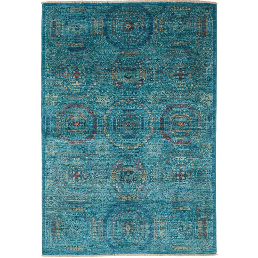 Tappeto Mamlouk Pakistan verde 123x178 Tappeto Mamlouk Pakistan verde 123x178