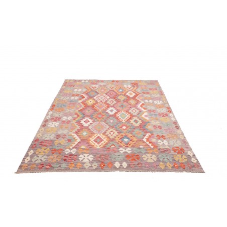 Tappeto Kilim Afghanistan marrone 174x241