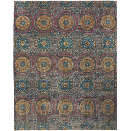 Tappeto Mamlouk Pakistan azzurro 246x303