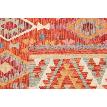 Tappeto Kilim Afghanistan rosso 167x246