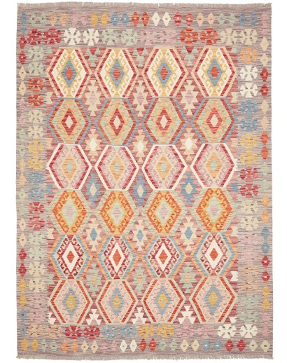Tappeto Kilim Afghanistan marrone 179x243