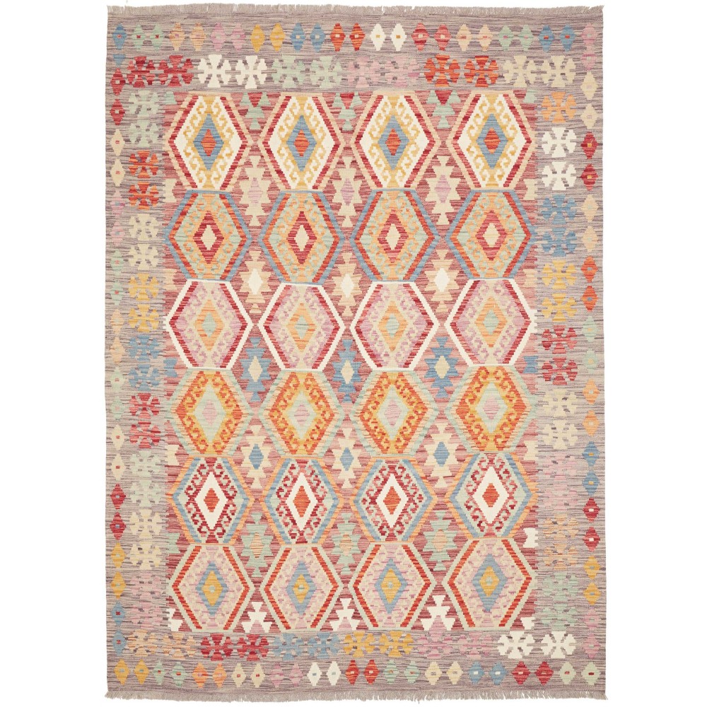 Tappeto Kilim Afghanistan marrone 179x243