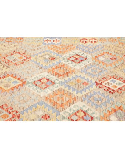 Tappeto Kilim Afghanistan marrone rosso 178x253