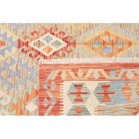 Tappeto Kilim Afghanistan marrone rosso 178x253