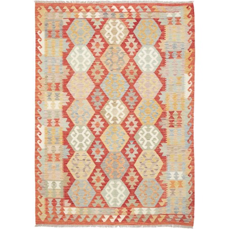 Tappeto Kilim Afghanistan marrone beige 168x240